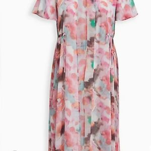 NWT Torrid tie front duster kimono